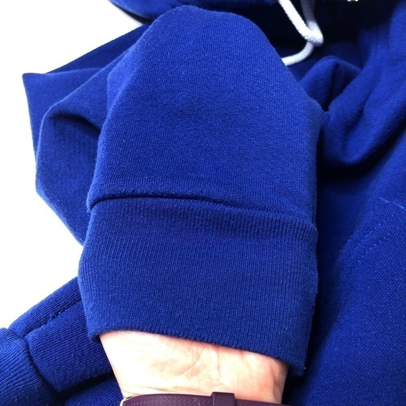 RARE Original CTFxC Is For Haters Blue Heart Zipup Fleece Lined Hoodie Sweater - Picture 8 of 13